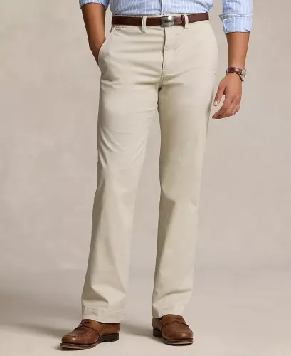 Men's Stretch Classic-Fit Chino Pants - Classic Stone 