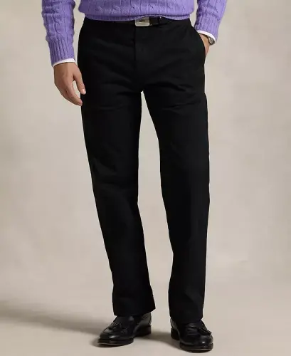 Men's Stretch Classic-Fit Chino Pants-Polo Black 