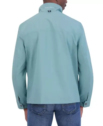 Men's Stretch Performance Windbreaker and Rain Jacket-Arctic - NAUTICA (1)