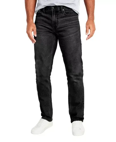 Men's Flex Stretch Slim Straight Jeans - Black 