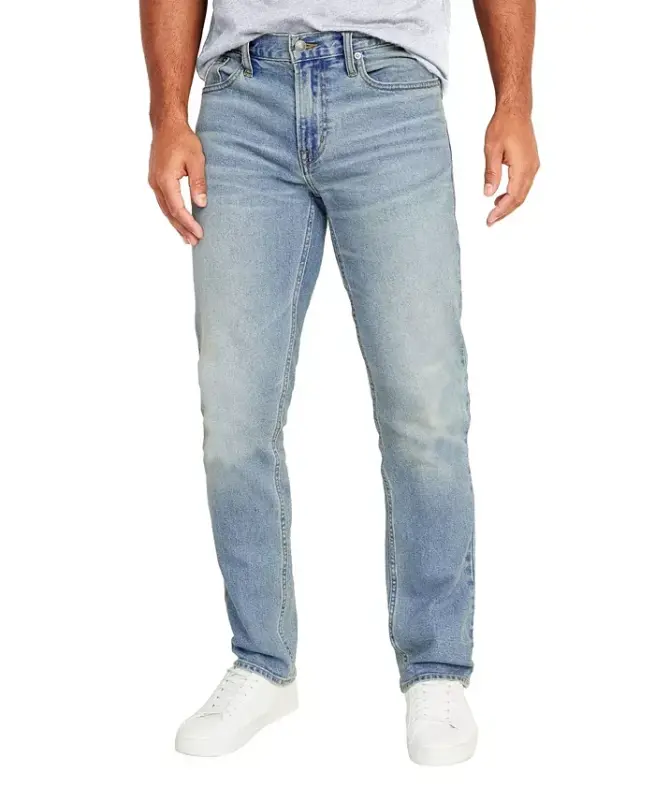 Men's Flex Stretch Slim Straight Jeans - 1
