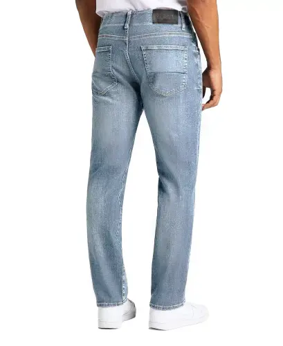 Men's Flex Stretch Slim Straight Jeans - Light Blue - 2