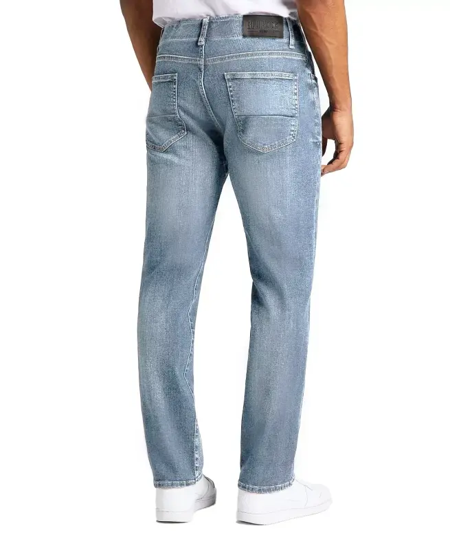 Men's Flex Stretch Slim Straight Jeans - Light Blue - 2