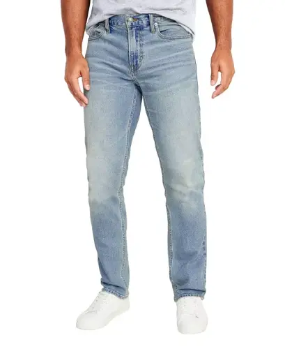 Men's Flex Stretch Slim Straight Jeans - Light Blue 