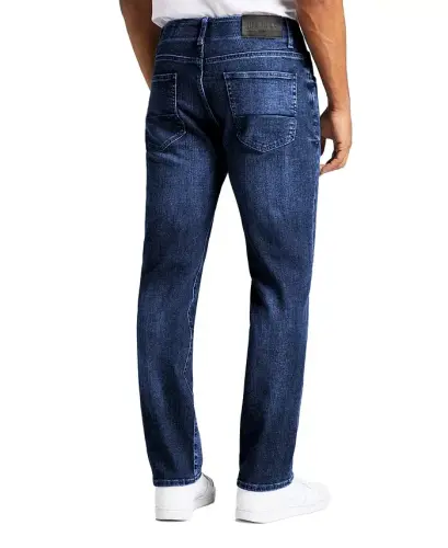 Men's Flex Stretch Slim Straight Jeans - BLU ROCK (1)