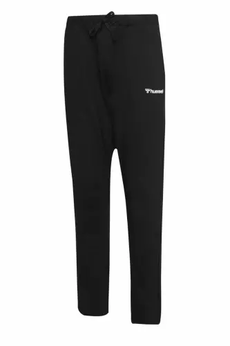 Erkek Eşofman Altı Pamuklu Kumaş Düz Paça Erkek Eşofman Alt 932096-2001BLACK - BLACKX - 5