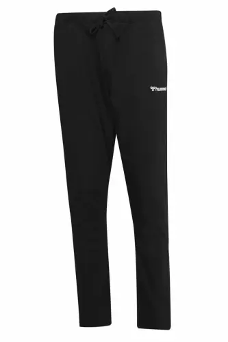Erkek Eşofman Altı Pamuklu Kumaş Düz Paça Erkek Eşofman Alt 932096-2001BLACK - BLACKX - 6