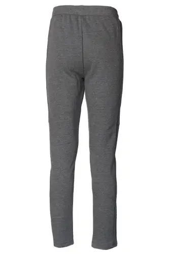 Erkek Eşofman Altı Pamuklu Kumaş Düz Paça Erkek Eşofman Alt 932096-2833ANTHRACITE - ANTHRACITE - 3