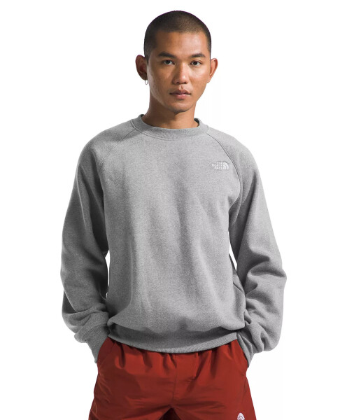 Erkek Evolution Crewneck Sweatshirt TNF Medium Gray Heather - 2