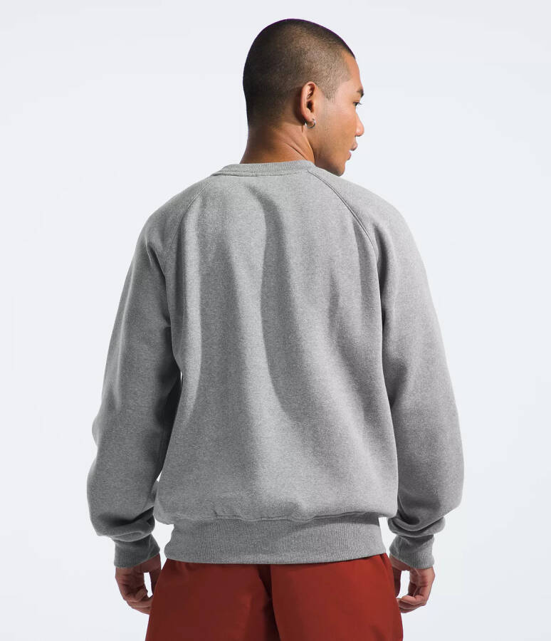 Erkek Evolution Crewneck Sweatshirt TNF Medium Gray Heather - 3