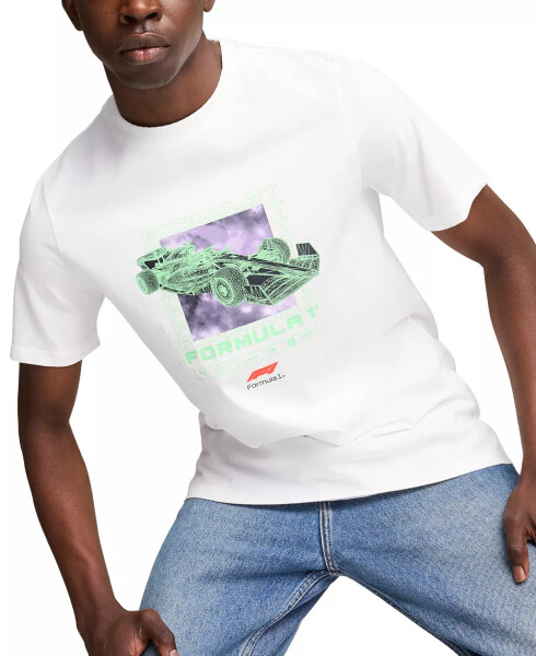 Erkek F1 Graphic Tişörtü Puma Beyaz - 1