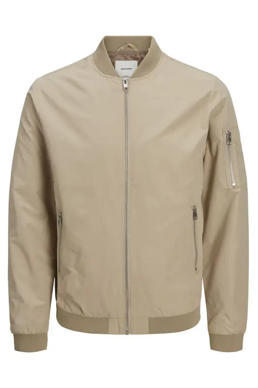 Erkek Fermuarlı Bomber Ceket - 12165203 - BS-Crockery - JACK & JONES