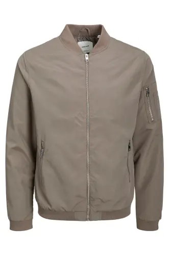 Erkek Fermuarlı Bomber Ceket-Falcon - 1