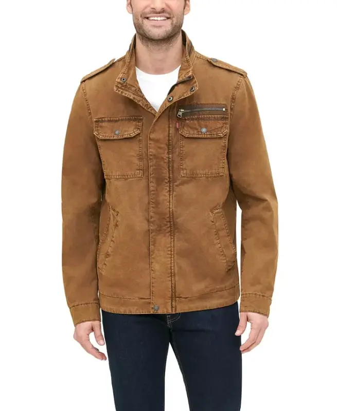 Men's Field Jacket - Worker Brown - 1