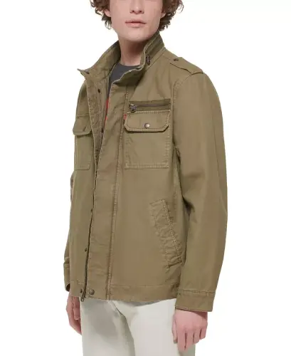 Men's Field Jacket - Light Olive - 3