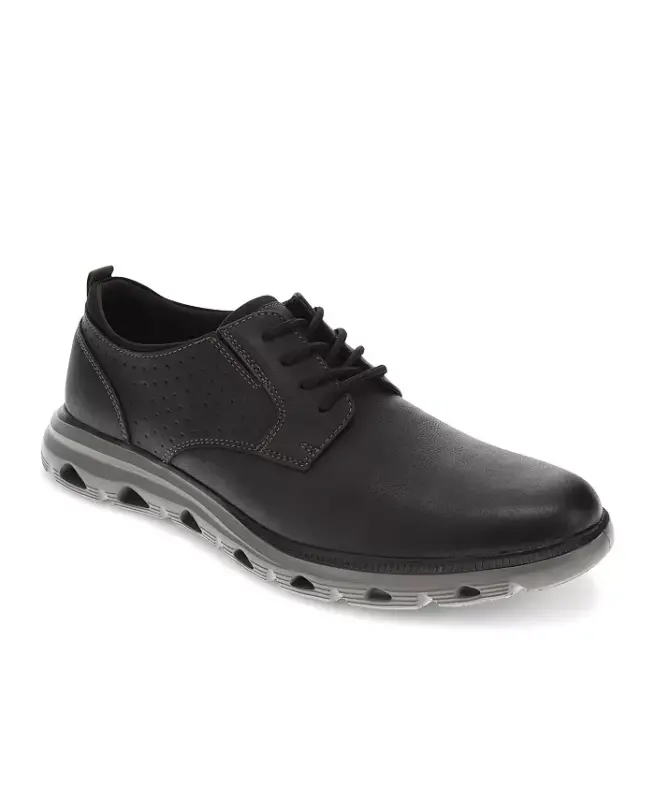Men's Finley Comfort Oxfords - Black, Gray - DOCKERS