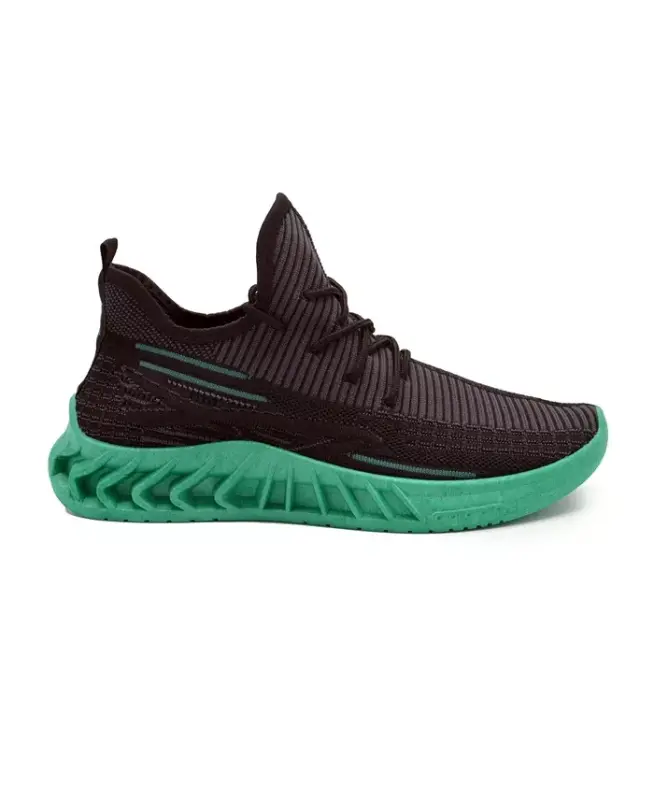 Men's Fit 2.0 Knit Jogger Sneakers - Black, Teal - 2