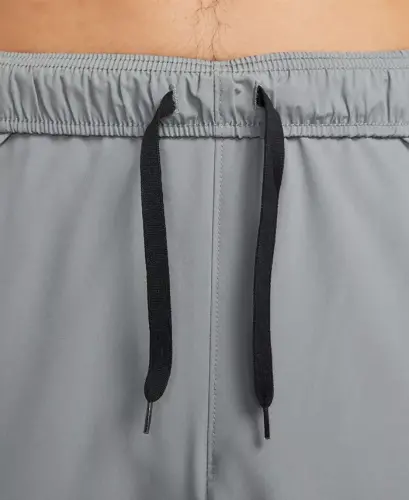 Men's Form Dri-FIT Standard-Fit Tapered-Leg Training Pants - Smoke Grey/black/(reflective Silv) - 5