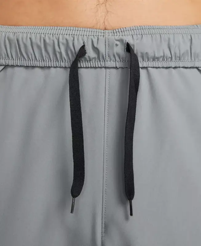 Men's Form Dri-FIT Standard-Fit Tapered-Leg Training Pants - Smoke Grey/black/(reflective Silv) - 5