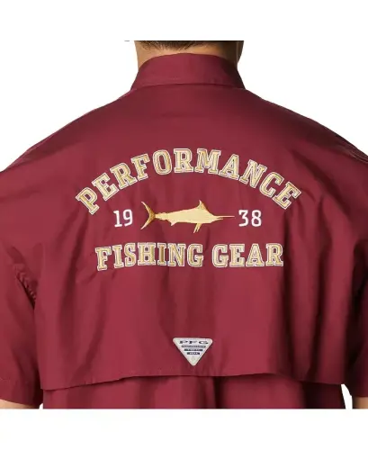 Men's Garnet Florida State Seminoles Bonehead Button-Up Shirt - Garnet - 5