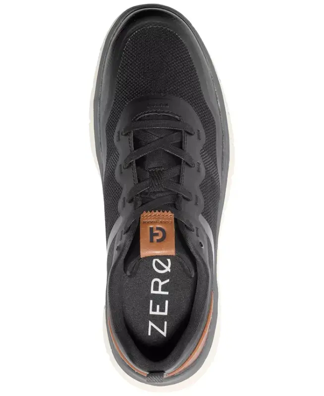 Men's Generation ZERØGRAND Stitchlite ™ Lace-Up Sneakers - Black-British Tan-Ivory - 7