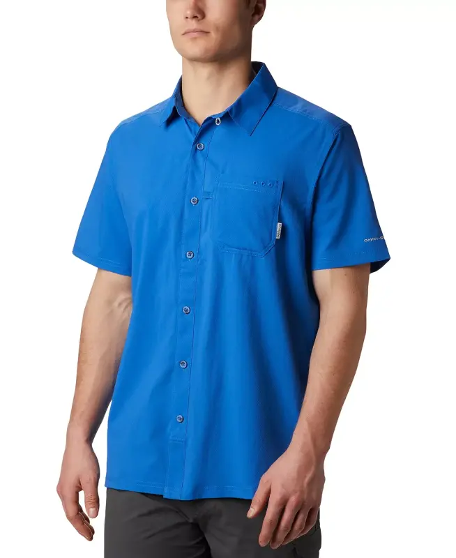 Men's Slack Tide Camp Shirt - Vivid Blue - 1