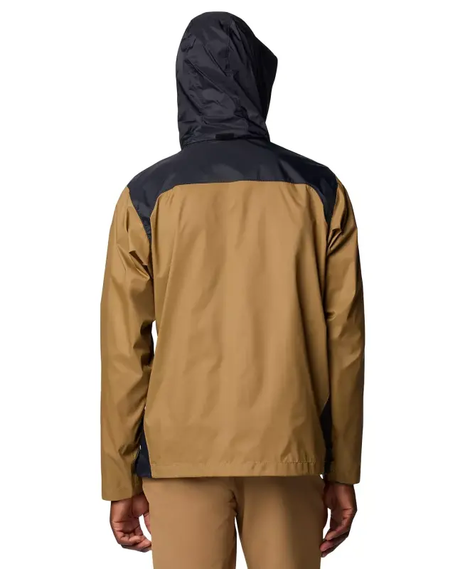 Men's Glennaker Lake II Rain Jacket - Delta, Black - 2