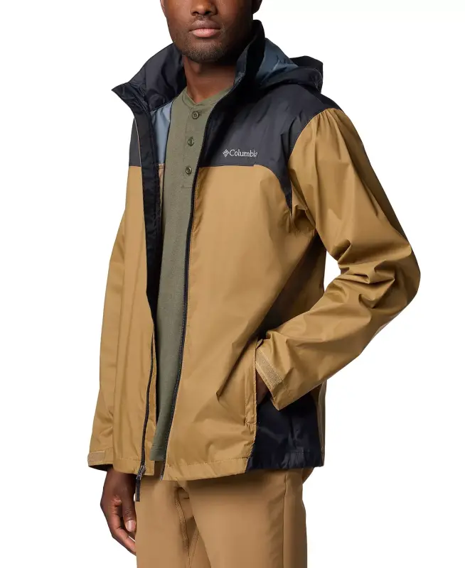 Men's Glennaker Lake II Rain Jacket - Delta, Black - 4