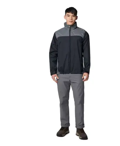 Men's Glennaker Lake II Rain Jacket - Black, City Grey - 2