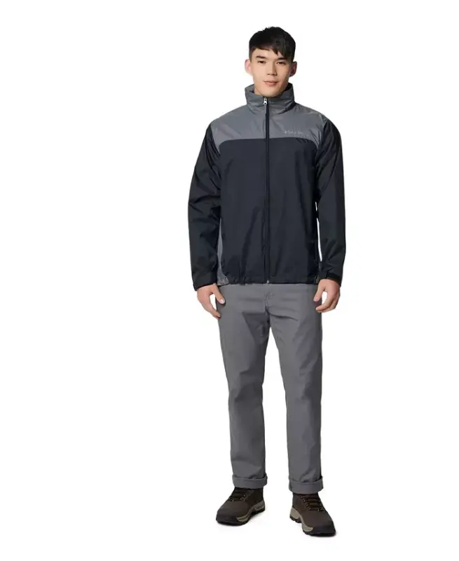 Men's Glennaker Lake II Rain Jacket - Black, City Grey - 2