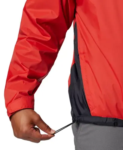 Men's Glennaker Lake II Rain Jacket-Sail Red, Black - 3