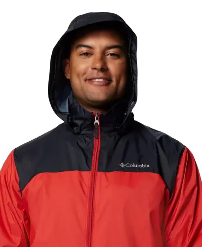 Men's Glennaker Lake II Rain Jacket - Sail Red/Black - 4