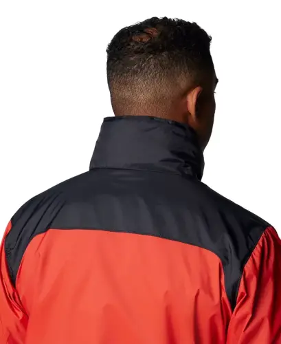 Men's Glennaker Lake II Rain Jacket - Sail Red/Black - 7