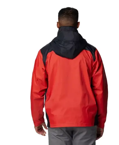 Men's Glennaker Lake II Rain Jacket - Sail Red/Black - 8