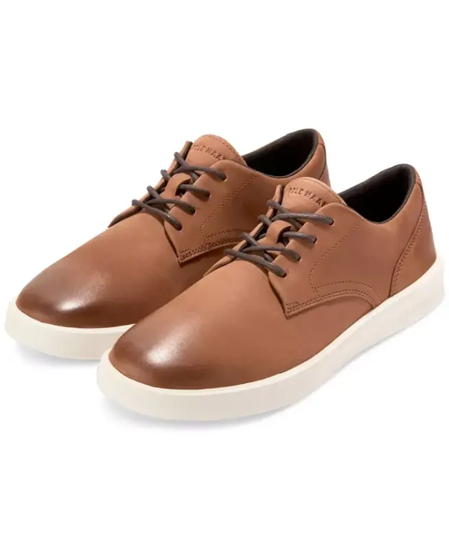 Men's Grand Crosscourt Daily Lace-Up Sneakers - British Tan Nubuck - 8