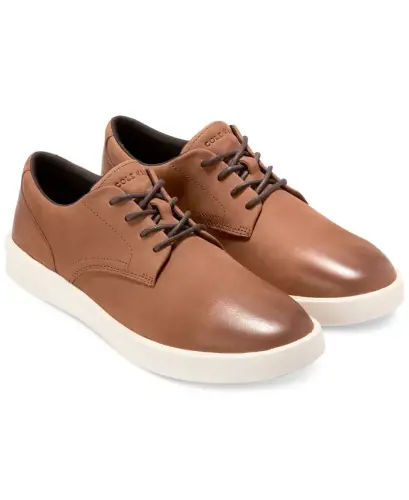 Men's Grand Crosscourt Daily Lace-Up Sneakers - British Tan Nubuck - 10