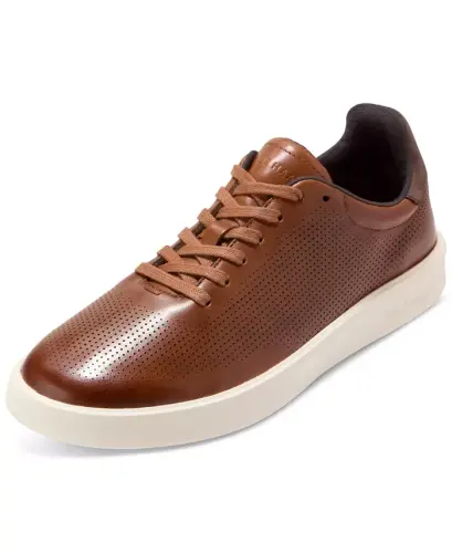 Men's Grand Crosscourt Daily Laser Sneaker - British Tan - 4