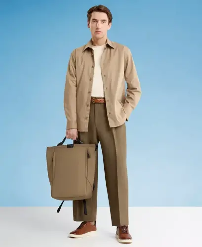 Men's Grand Crosscourt Daily Laser Sneaker - British Tan - 11