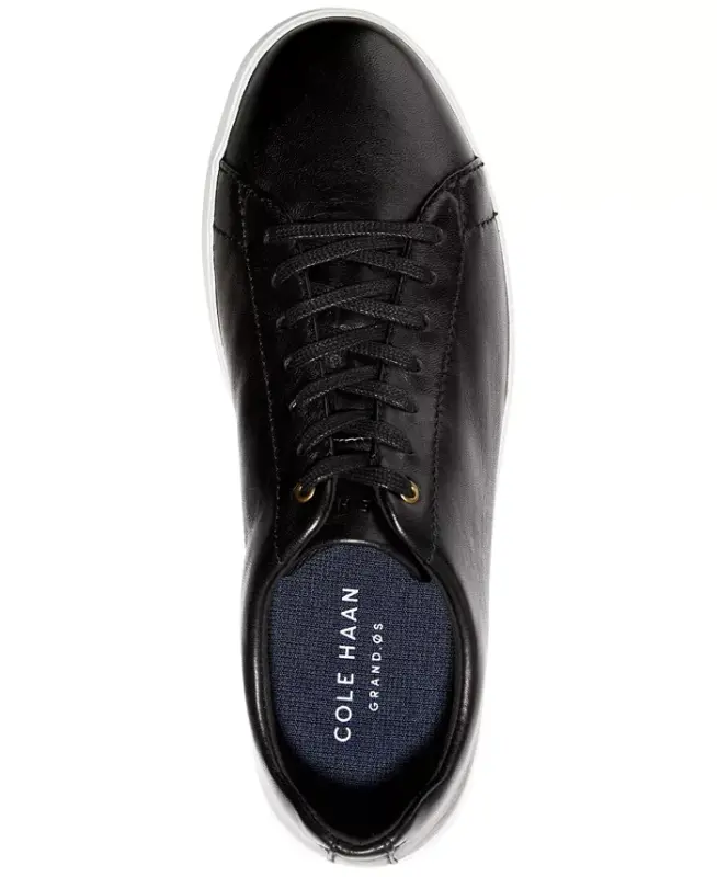 Men's Grand Crosscourt II Sneaker - Black/White - 3