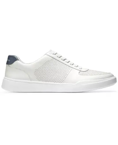 Men's Grand Crosscourt Modern Perf Sneaker - Optic White, Peacoat - 2