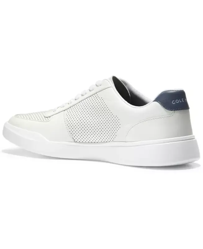 Men's Grand Crosscourt Modern Perf Sneaker - Optic White, Peacoat - 3