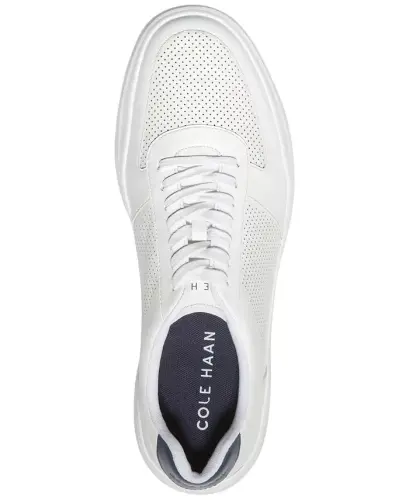 Men's Grand Crosscourt Modern Perf Sneaker - Optic White, Peacoat - 5