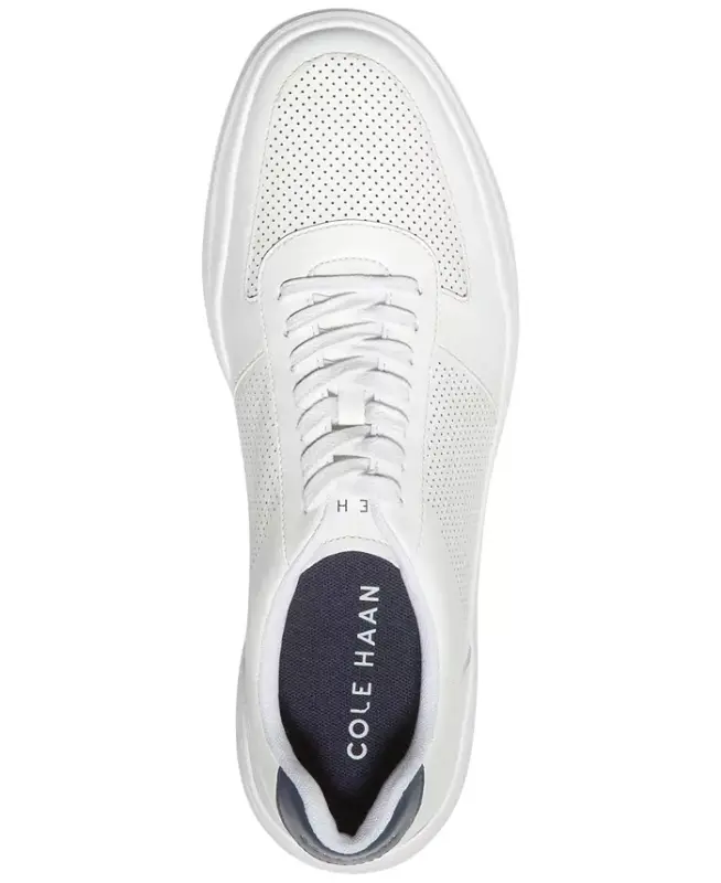 Men's Grand Crosscourt Modern Perf Sneaker - Optic White, Peacoat - 5