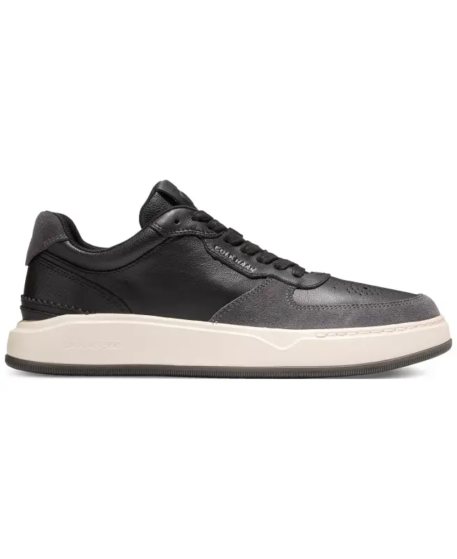 Men's GrandPro Crossover Sneakers - Black Leather - 2