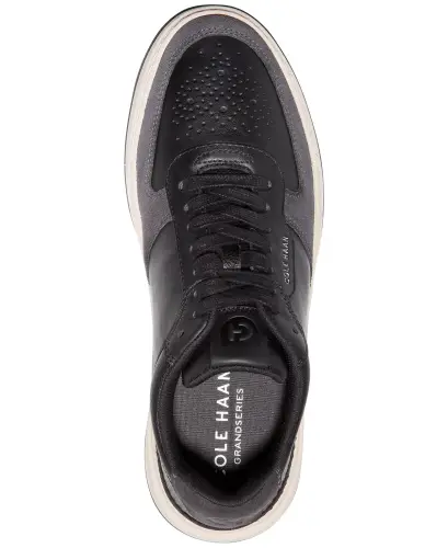 Men's GrandPro Crossover Sneakers - Black Leather - 4