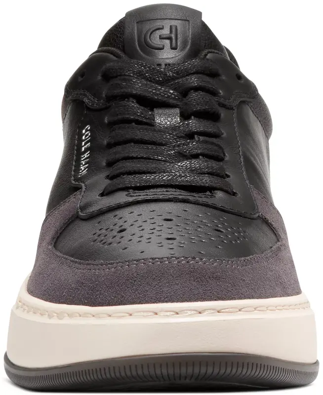 Men's GrandPro Crossover Sneakers - Black Leather - 5