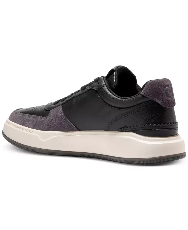 Men's GrandPro Crossover Sneakers - Black Leather - 6