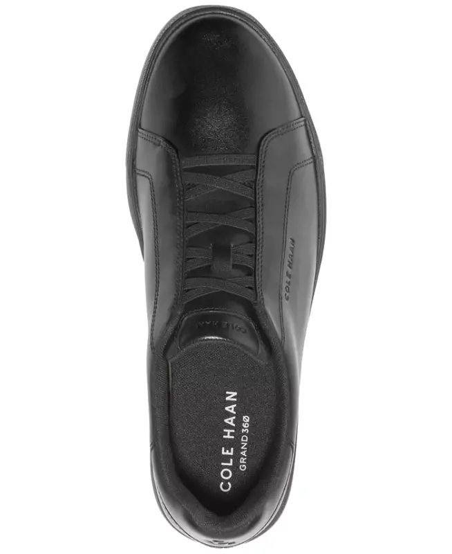 Men's GrandPrø Luxe Slip-On Sneaker-Black-Black - 4