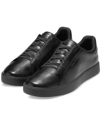 Erkek GrandPrø Luxe Giymeli Sneaker-Siyah-Siyah - 9
