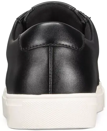 Men's Grayson Lace-Up Sneakers, Created for Modazone - Black w/ White - 3
